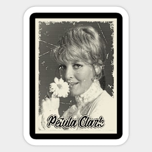 Vintage Petula Clark 80s Sticker